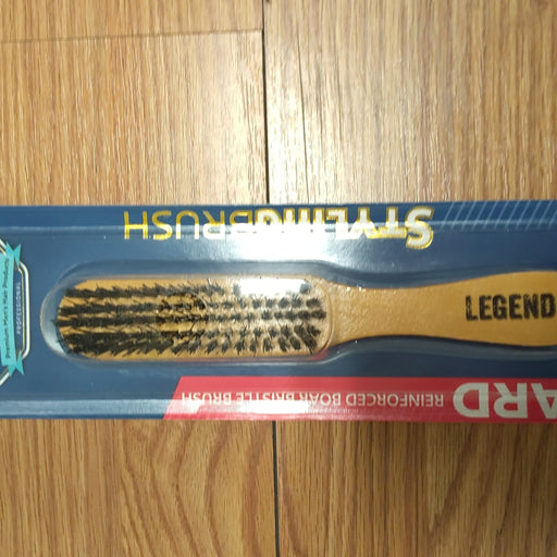VIP Extensions Looks Legend Boar Styling Brush, Hard Hair Brush Sienna