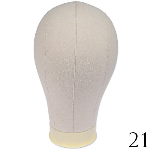 VIP Extensions C&L Looks Poly Block Canvas Head Salon Supplies White Smoke 21''