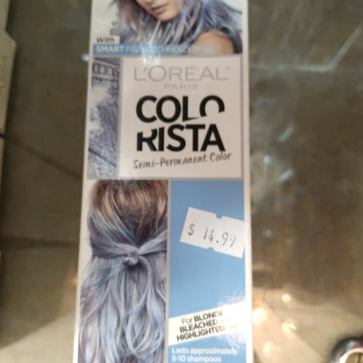 VIP Extensions L'Oréal Paris Colorista Semi-Permanent Hair Color, Blue 600 Semi-Permanent Hair Color Dark Olive Green
