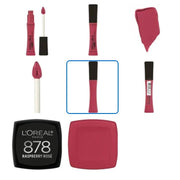 VIP Extensions L'Oréal Paris Infallible Pro-Matte Liquid Lipstick, Raspberry Rose 0.21 oz Liquid Lipstick White Smoke