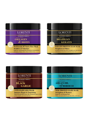 Vip Barber Supply Lorenti Deep Conditioning Hair Mask 500ml Hair Treatment White Smoke Biotin,Keratin,Morocco Argan Oil,Garlic