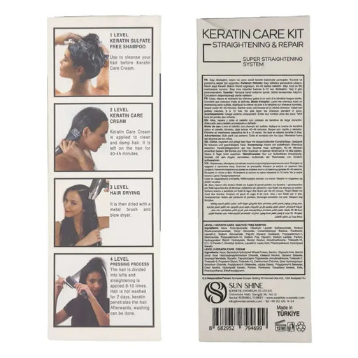 Vip Barber Supply Lorenti Keratin Care Kit Straightening & Repair Super Straightening System Keratin Kit White Smoke