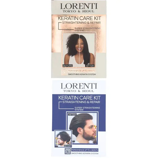 Vip Barber Supply Lorenti Keratin Care Kit Straightening & Repair Super Straightening System Keratin Kit White Smoke
