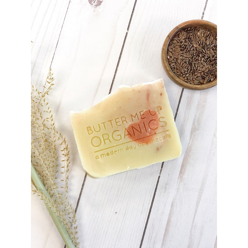Butter Me Up Organics LOVE Soap / Organic Soap / Moisturizing Soap / Handmade Soap / Vegan Soap / Cold Process Soap / Soap Light Gray Love Soap