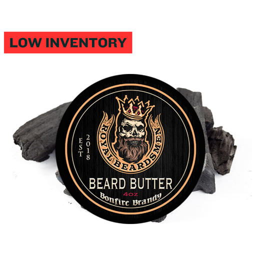 Royal Beardsmen Bonfire Brandy 4oz Premium Beard Butter beard butter Dark Salmon