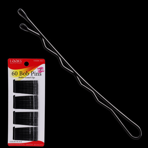 VIP Extensions LQQKS 60 Bobby Pins Black Hair Accessories Black
