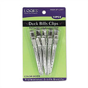 VIP Extensions LQQKS Duck Bill Clips 10 pcs Hair Accessories Dark Khaki 6P-L3954