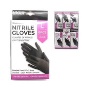 VIP Extensions LQQKS Nitrile Glove, 8 pc/Pk, Medium Salon Supplies White Smoke Large