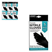VIP Extensions LQQKS Nitrile Glove, 8 pc/Pk, Medium Salon Supplies White Smoke SMALL