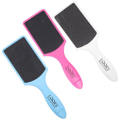VIP Extensions LQQKS Rectangular Double Sided Pedicure Board Nail Care White Smoke