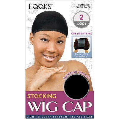 VIP Extensions LQQKS Stocking Wig Cap Hair Accessories White Smoke