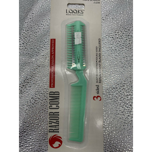 VIP Extensions LQQKS Styling Razor Comb Hair Tools Light Slate Gray Mint Green,Pink