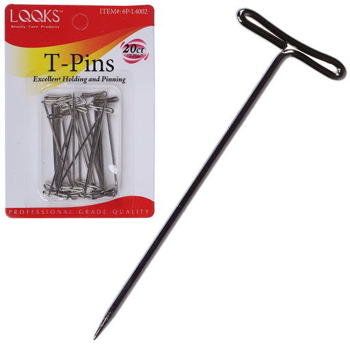 VIP Extensions LQQKS T-Pins Hair Accessories White Smoke