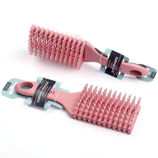 VIP Extensions LQQKS Vented Curved Massage Hair Brush Hair Tools White Smoke