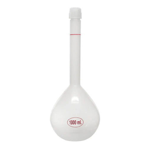 Kimax KIMAX 1000 mL Borosilicate Glass Volumetric Flasks, Class A, Pack of 6 Science & Laboratory White Smoke