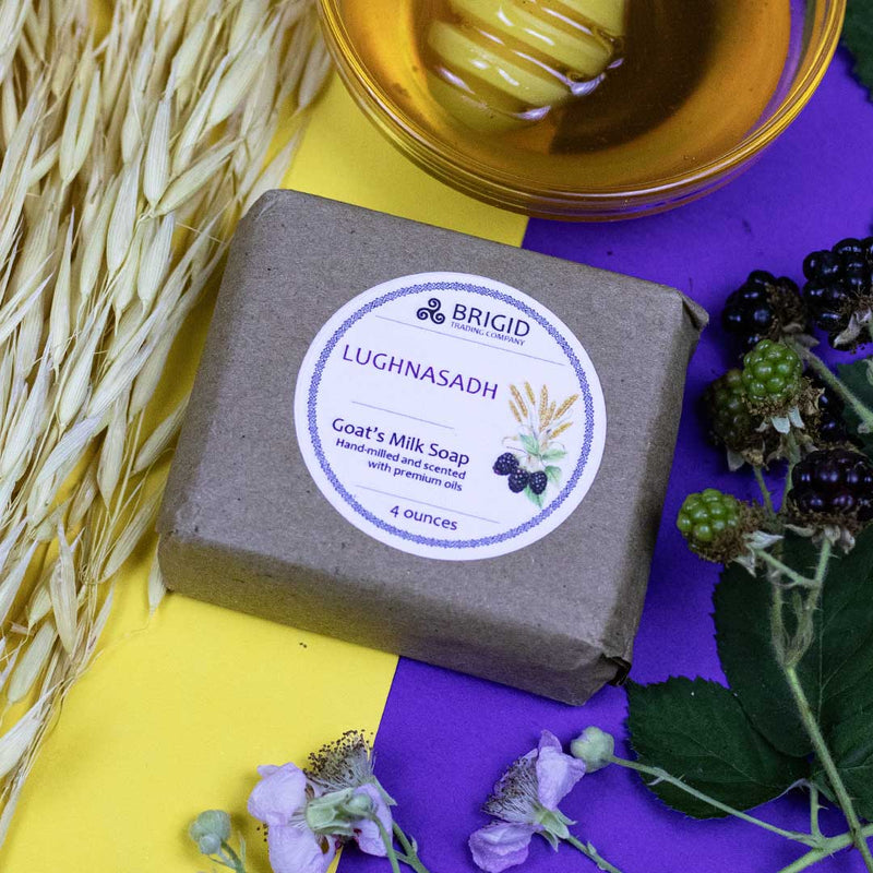 Brigid Trading Company Natural Goat Milk Soap Natural Soap Slate Gray Krampusnacht - Red Wine, Citrus, Harvest Spices & Smoke (Goat Milk),Sleep Blend - Lavender, Chamomile & Vanilla (Goat Milk),Sleep Blend (Shea Butter - Vegan),Herbal Blend - Frankincense, Rosemary & Myrtle (Goat Milk),Lavender (Goat Milk),Lavender Chamomil
