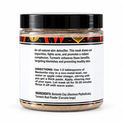 Lulu’s Holistics Lulu's Holistics Turmeric & Bentonite Clay Clarifying Detox Mask (8oz) clay mask White Smoke 1-Jar,2-Pack,3-Pack