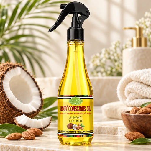 Lulu’s Holistics Almond Coconut Body Oil – Lightweight Moisturizing Oil body oil Light Gray 1 (8oz bottle),2 (8oz bottles),3 (8oz bottles),4 (8oz bottles)