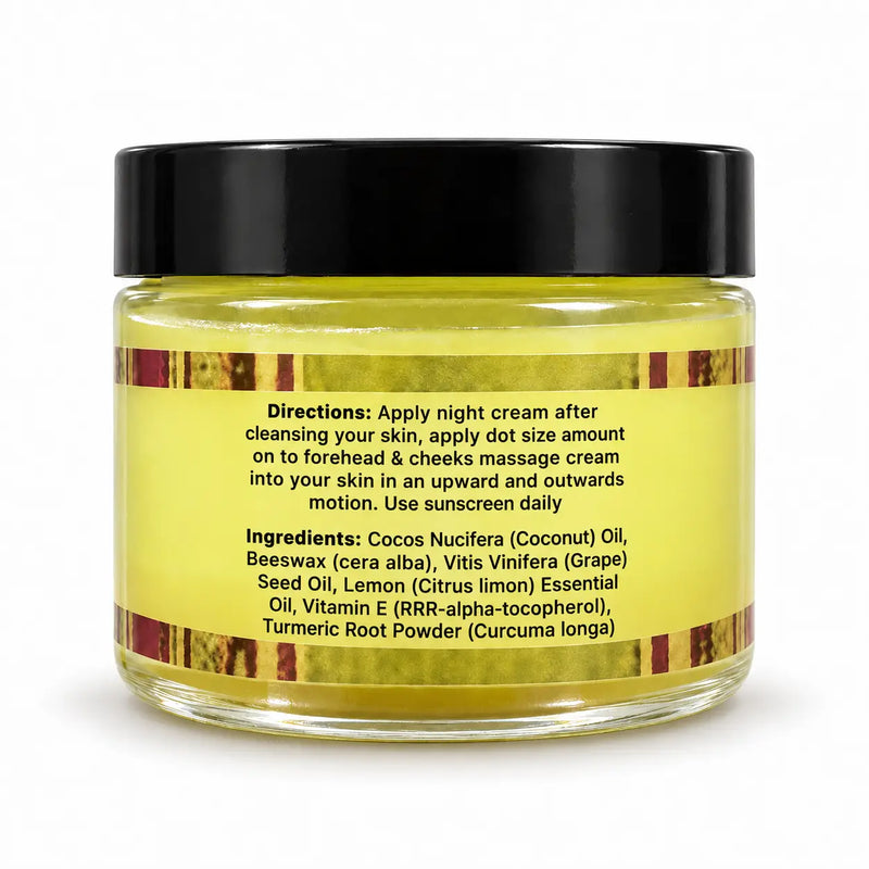 Lulu’s Holistics Lulu's Holistics Even-Tone Night Cream Advanced Barrier Recovery Vault (2oz) facial moisturizer Black 1-Jar,2-Pack,3-Pack