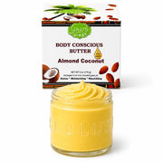 Lulu’s Holistics Strawberry & Dragon Fruit Whipped Mango Body Butter – Non-Greasy Glow & Soft Exfoliation Lotion & Moisturizer White Smoke Almond / 1-Jar