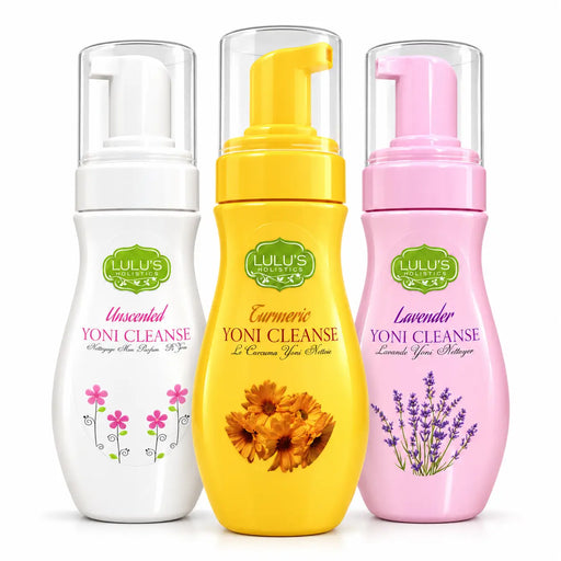 Lulu’s Holistics Lulu's Holistics Bikini Line Gentle Cleansing Foaming Wash Trio Bundle body care White Smoke