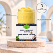 Lulu’s Holistics Cedarwood & Coconut Whipped Body Butter – Deep Moisture for Dry Skin Lotion & Moisturizer Antique White Cedarwood / 1-Jar,Cedarwood / 2-Pack,Cedarwood / 3-Pack,Cedarwood / 5-Pack,Secrets / 1-Jar,Secrets / 2-Pack,Secrets / 3-Pack,Secrets / 5-Pack,Almond / 1-Jar,Almond / 2-Pack,Almond / 3-Pack,Almond / 5-Pack,Lavender / 1-Jar,Lavender / 2-Pack,Lavender / 3-Pa