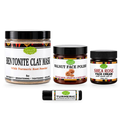 Lulu’s Holistics Lulu's Holistics Ultimate Skin Detox & Glow Routine Complete 4-Piece Set skincare bundle White Smoke