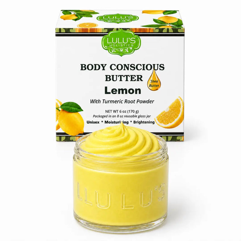 Lulu’s Holistics Tea Tree Whipped Body Butter – Clarifying Moisture & Soft Skin Lotion & Moisturizer White Smoke Lemon / 1-Jar