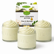 Lulu’s Holistics Lavender Glowing Whipped Body Butter with Raw African Yellow Shea Base Lotion & Moisturizer White Smoke Pear / 3-Pack
