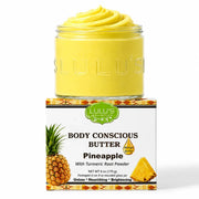 Lulu’s Holistics Pineapple Turmeric Whipped Mango Body Butter – Non-Greasy, Golden Glow Lotion & Moisturizer White Smoke Pineapple / 1-Jar,Pineapple / 2-Pack,Pineapple / 3-Pack,Pineapple / 5-Pack,Orange / 1-Jar,Orange / 2-Pack,Orange / 3-Pack,Orange / 5-Pack,Lemon / 1-Jar,Lemon / 2-Pack,Lemon / 3-Pack,Lemon / 5-Pack,Pear / 1-Jar,Pear / 2-Pack,Pear / 3-Pack,Pear / 5-Pack,Str