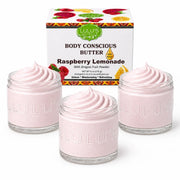 Lulu’s Holistics Pineapple Turmeric Whipped Mango Body Butter – Non-Greasy, Golden Glow Lotion & Moisturizer White Smoke Raspberry / 3-Pack