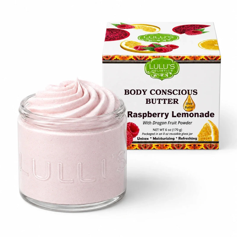 Lulu’s Holistics Cedarwood & Coconut Whipped Body Butter – Deep Moisture for Dry Skin Lotion & Moisturizer White Smoke Raspberry / 1-Jar