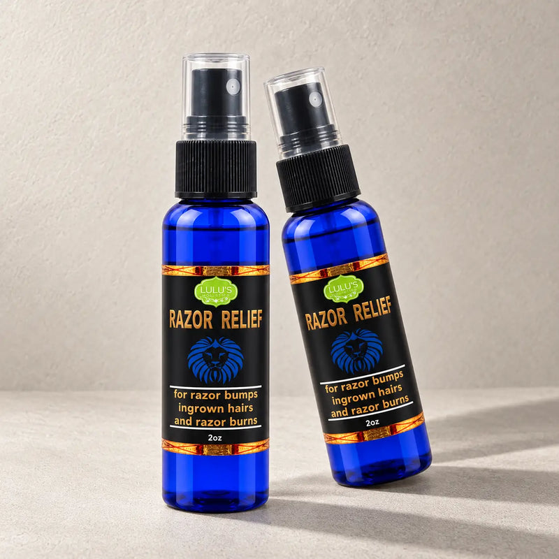 Lulu’s Holistics Razor Relief – Soothing Aftershave Treatment for Men razor relief Light Gray 1 (2oz bottle),2 (2oz bottles),3 (2oz bottles),4 (2oz bottles)