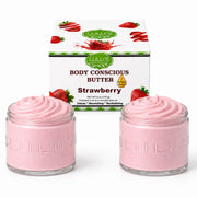 Lulu’s Holistics Cedarwood & Coconut Whipped Body Butter – Deep Moisture for Dry Skin Lotion & Moisturizer White Smoke Strawberry / 2-Pack