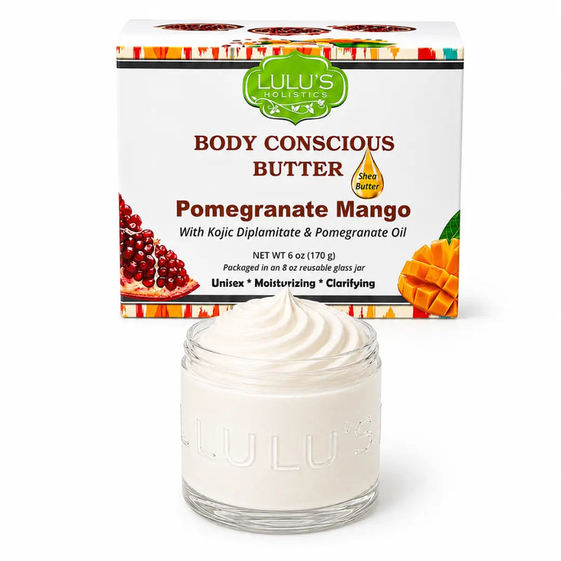 Lulu’s Holistics Raspberry Lemonade Whipped Body Butter – Nourishing, Skin-Softening Care Lotion & Moisturizer White Smoke Pomegranate / 1-Jar