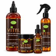 Lulu’s Holistics Lulu's Holistics Vital Hair Thickness & Scalp Stimulating Complete 4-Piece Routine Box hair treatment White Smoke