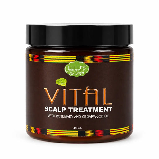 Lulu’s Holistics Lulu's Holistics Vital Scalp Growth-Stimulating & Anti-Itch Treatment Pomade (4oz) scalp treatment Black 1-Jar,2-Pack,3-Pack