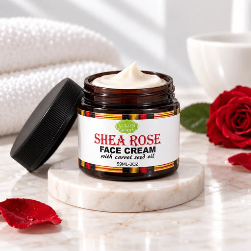 Lulu’s Holistics Rose & Carrot Seed Face Cream – Nourishing Brightening Cream facial moisturizer Light Gray 1 (2oz jar),2 (2oz jars),3 (2oz jars),4 (2oz jars)