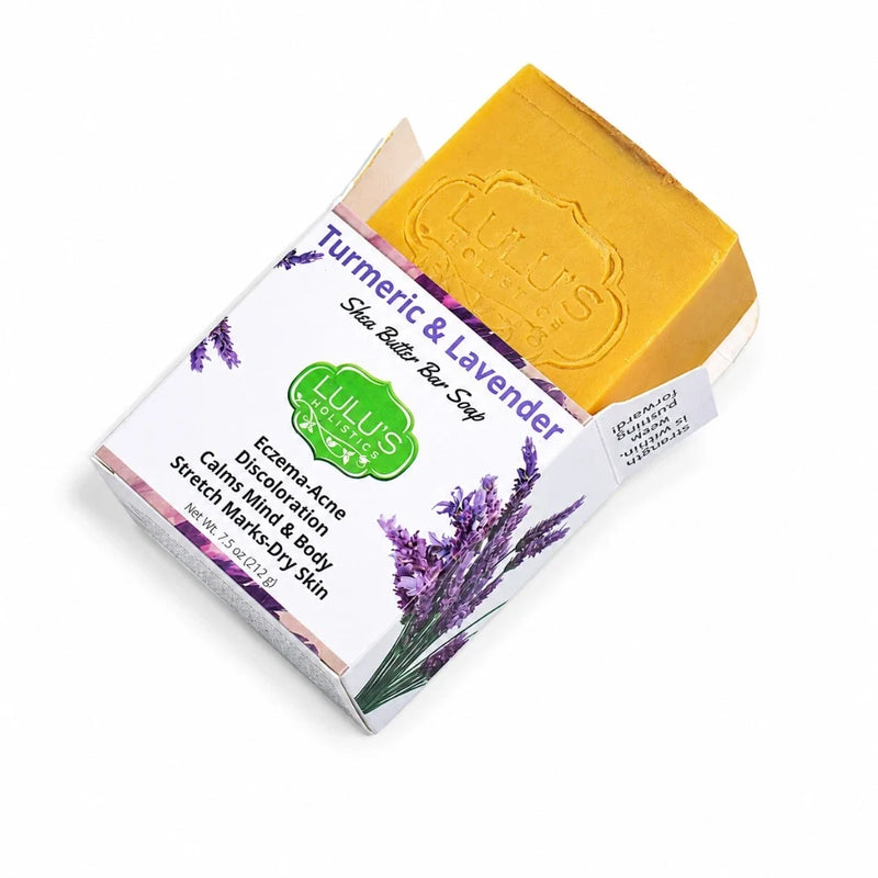 Lulu’s Holistics Guava Passionfruit Turmeric Kojic Shea Butter Bar Soap – Target Uneven Tone & Glow Bar soap White Smoke Lavender / 1 Bar