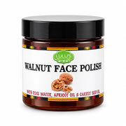 Lulu’s Holistics Walnut Face Polish – Polishing & Skin Smoothing Scrub facial scrub White Smoke 1 (4oz jar),2 (4oz jars),3 (4oz jars),4 (4oz jars)