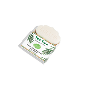 Lulu’s Holistics Tea Tree Shea Butter Bar Soap – Clarifying Cleanse Bar soap White Smoke 1 Bar,2 Bars,3 Bars,4 Bars,20 Bars (bulk)