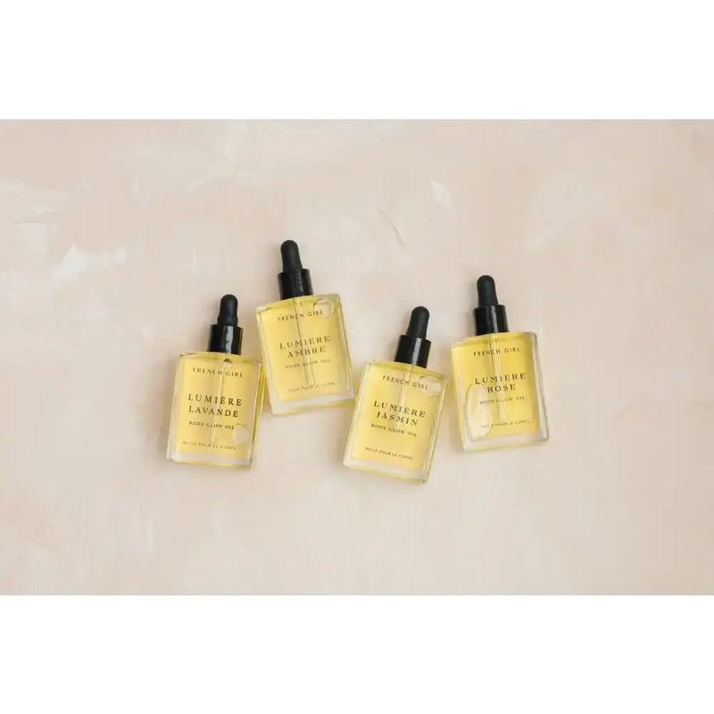 FRENCH GIRL Lumière Body Glow Oil Ambre Body Oil Light Gray
