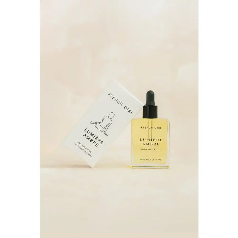 FRENCH GIRL Lumière Body Glow Oil Ambre Body Oil Light Gray