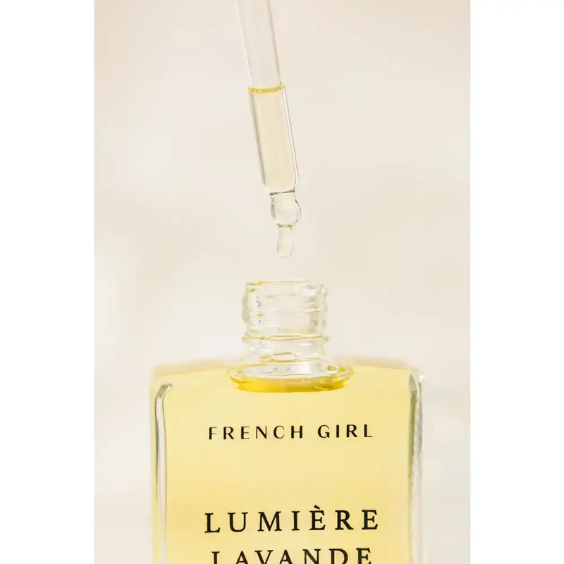 FRENCH GIRL Lumière Body Glow Oil Lavande Body Oil Antique White