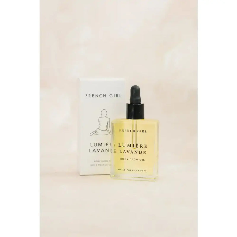 FRENCH GIRL Lumière Body Glow Oil Lavande Body Oil Antique White