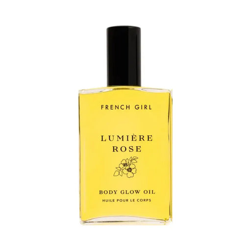 FRENCH GIRL Lumière Body Glow Oil Rose - 3.4 Oz Body Oil Light Goldenrod