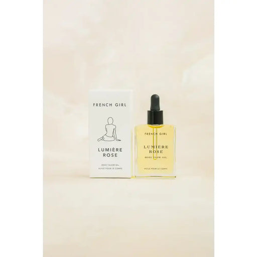 FRENCH GIRL Lumière Body Glow Oil Rose Body Oil Antique White