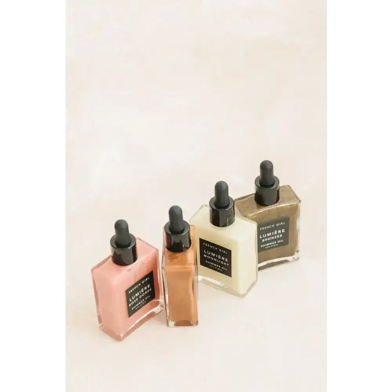 FRENCH GIRL Luminous Shimmer Oil - Moonlight Body Oil Beige