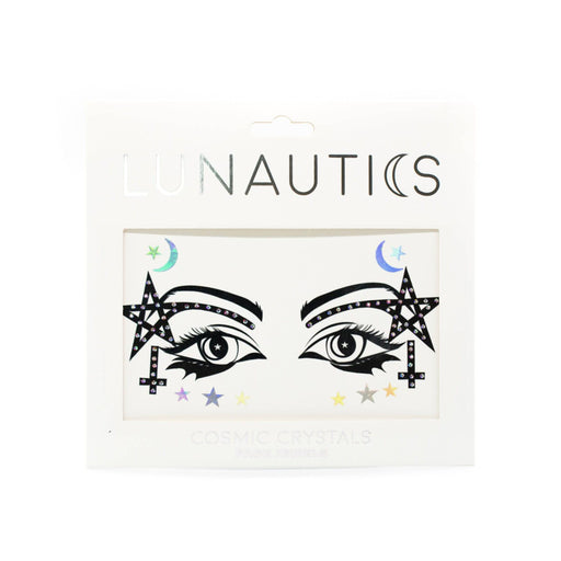 Lunautics Spellbound - Black Graphic Liner Face Stickers Face Jewel White Smoke