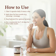 Euphoric Herbals Lush Leche - Breastfeeding Supplement Breastfeeding Capsules White Smoke 7-10 Day Supply,15-20 Day Supply,30-40 Day Supply